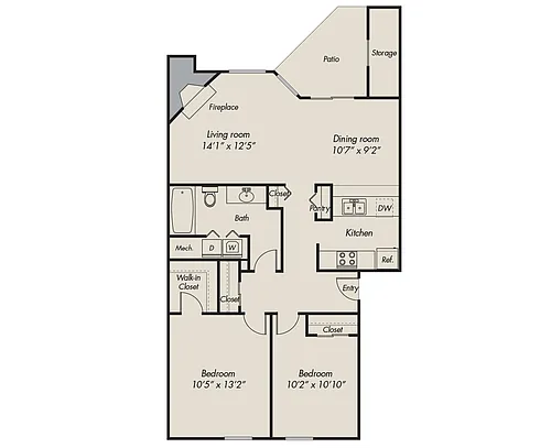 Floor plan 883