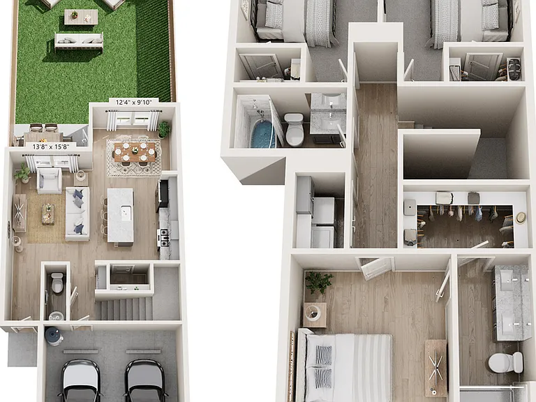 C2B | 3x2.5 | 1602 sf C2B | 3x2.5 | 1602 sf