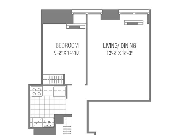2nd image of 100 Maiden Ln APT 1015