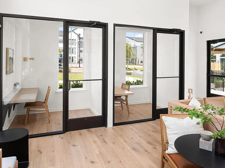 Co-working Lounge with Private Office Spaces