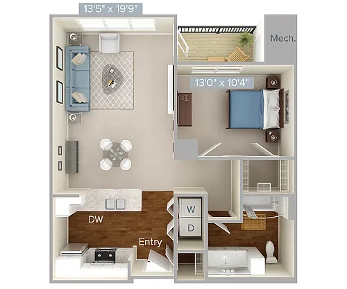 Floor plan Furnished-f-A1