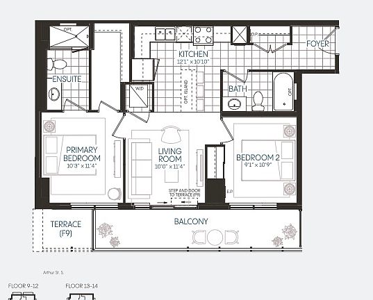 2nd image of 93 Arthur St S #1406