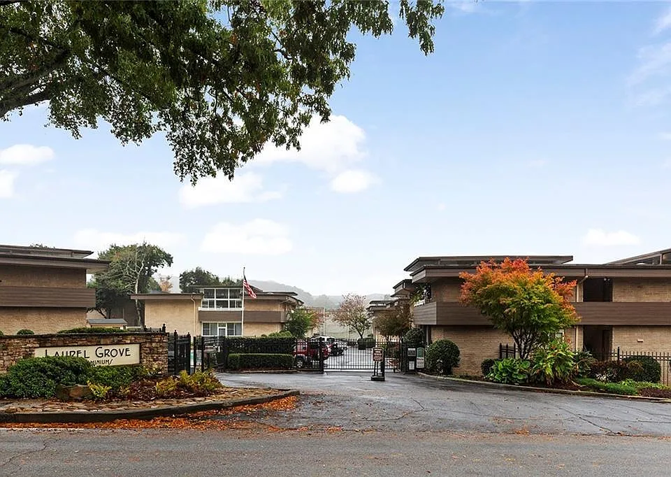 Gated entrance to Laurel Grove