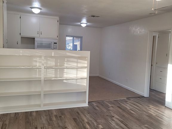 Living room built-in bookcase