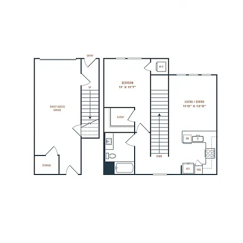 Floor plan Carriage
