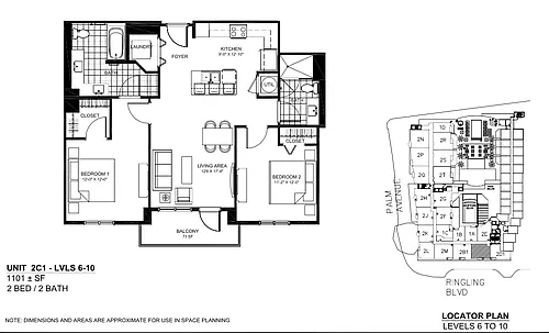 Floor plan 2C1