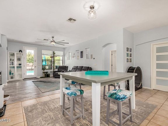 Dining area overlooking Family Room