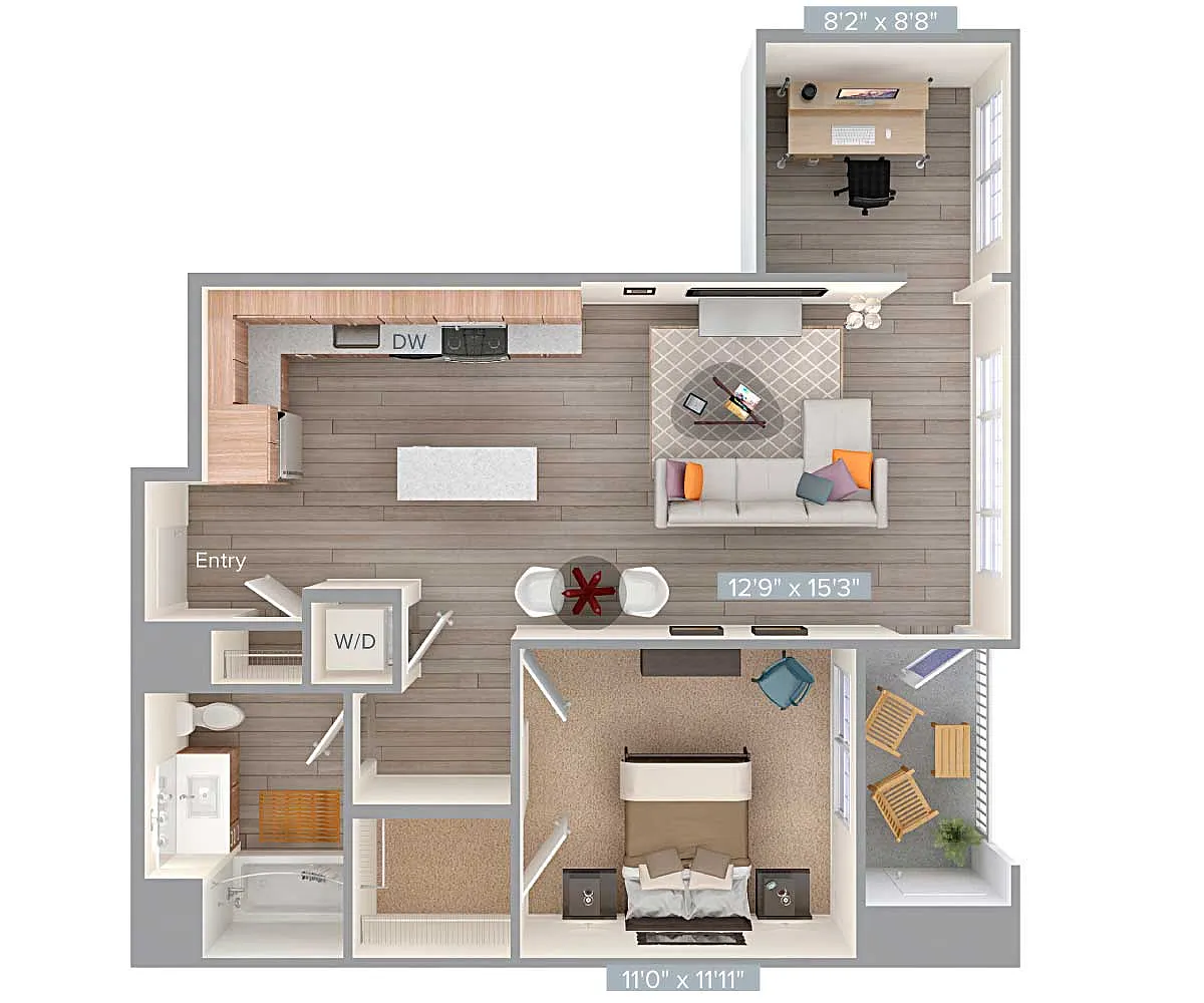 Floor plan A2D-801