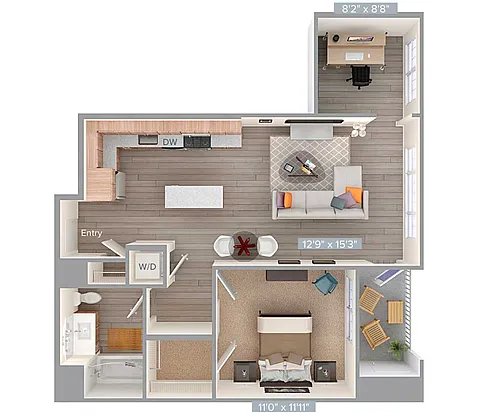 Floor plan A2D-801