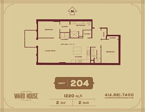 Floor plan 204