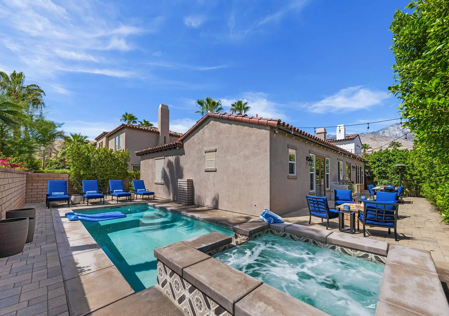 Pool & Spa Home South Palm Springs 4 Bed 3.5 Bath — Photo 2