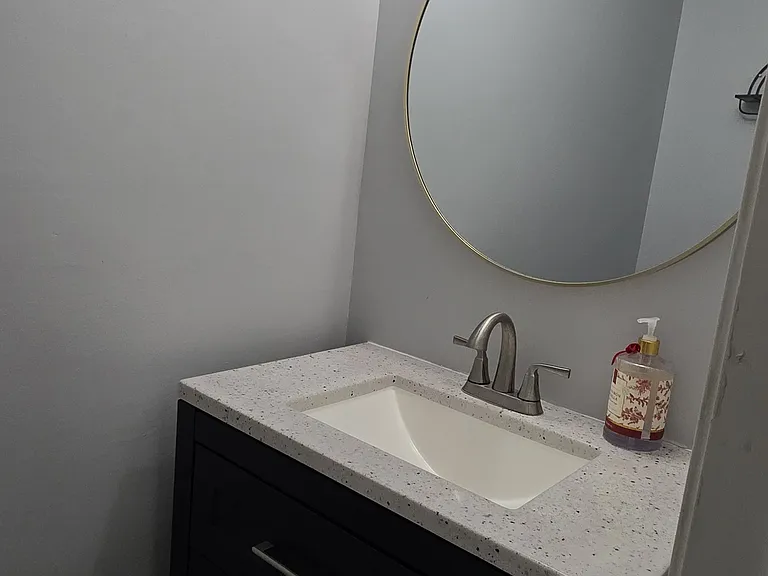 1st floor half bath / powder room
