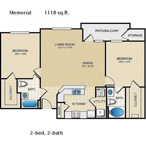 Floor plan Memorial