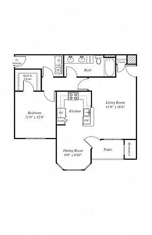 Floor plan 1E Renovation 7