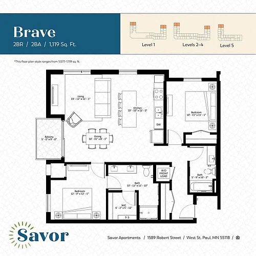 Floor plan Brave