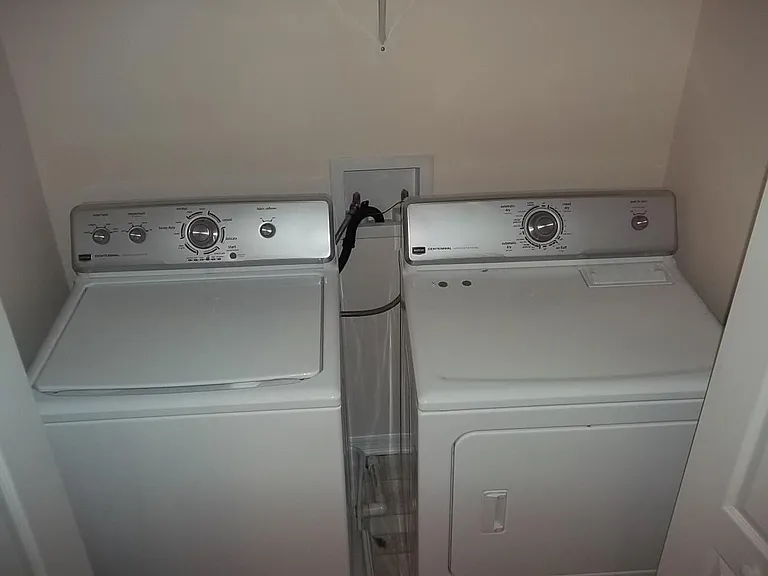 Washer & Dryer provided, located upstairs between bedrooms