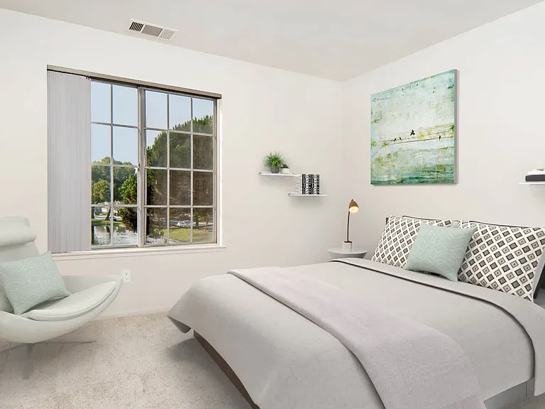 Carpeted Bedroom