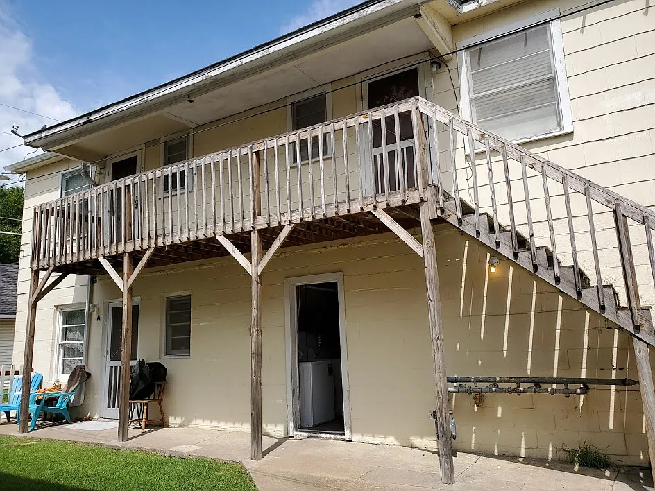 First upstairs apartment