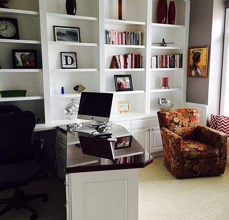 Office with window seat