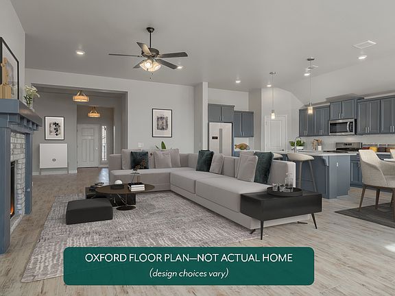 Living Area and Kitchen