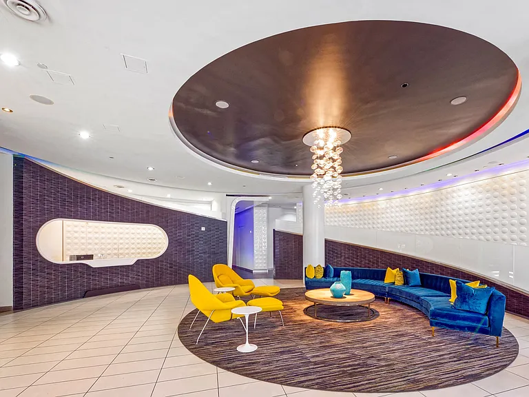 Spacious lobby