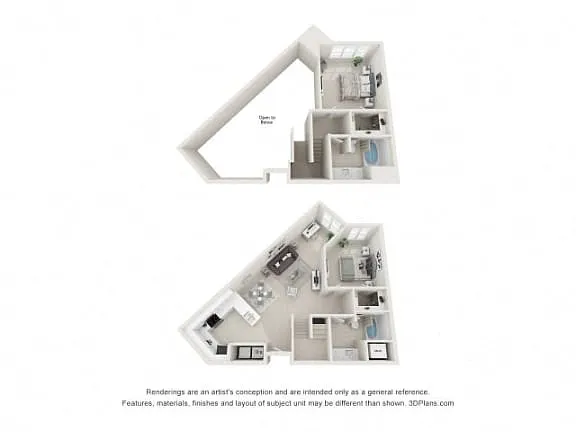 Floor plan B2 Renovated