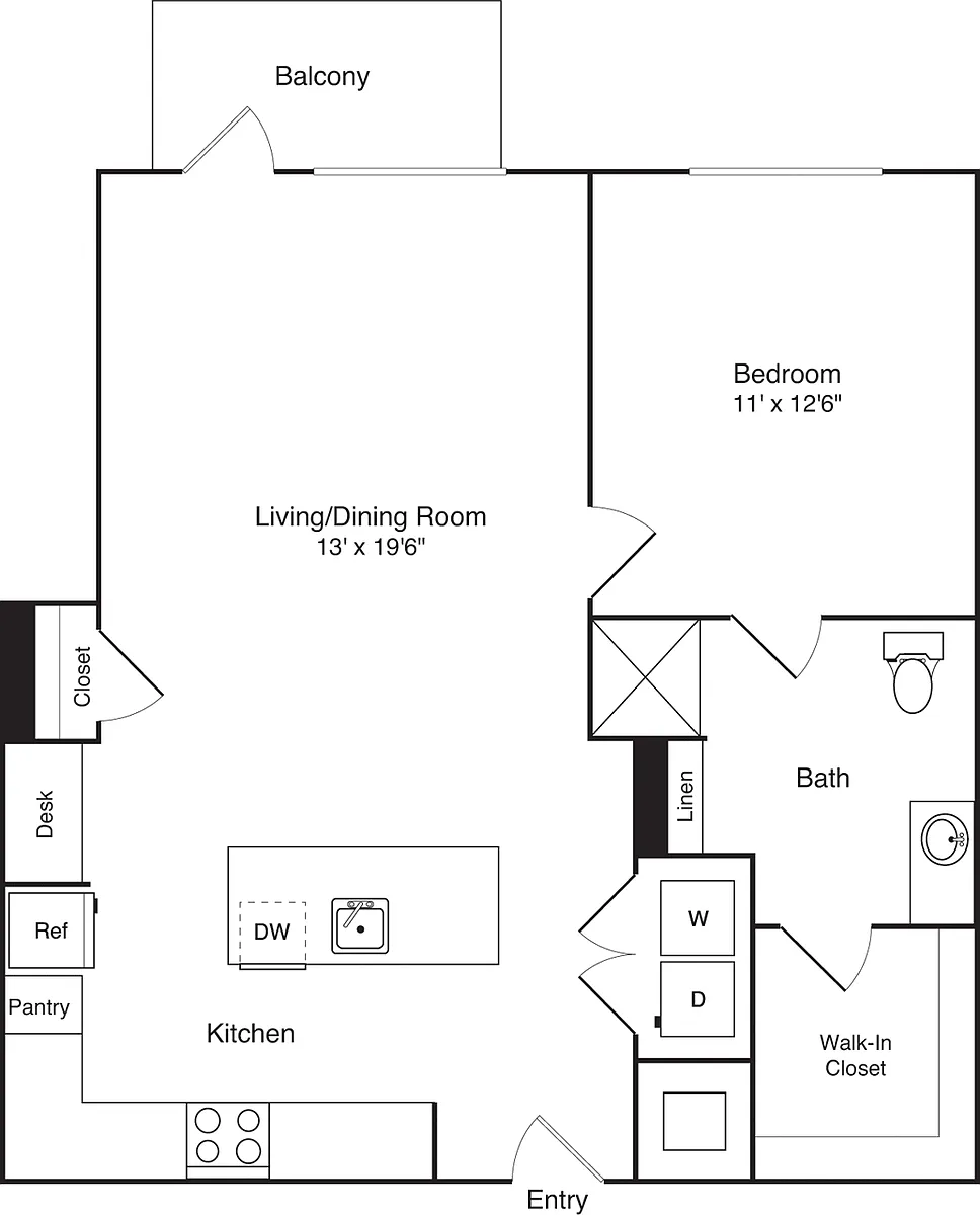Floor plan A19