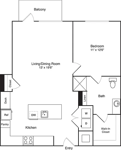 Floor plan A19
