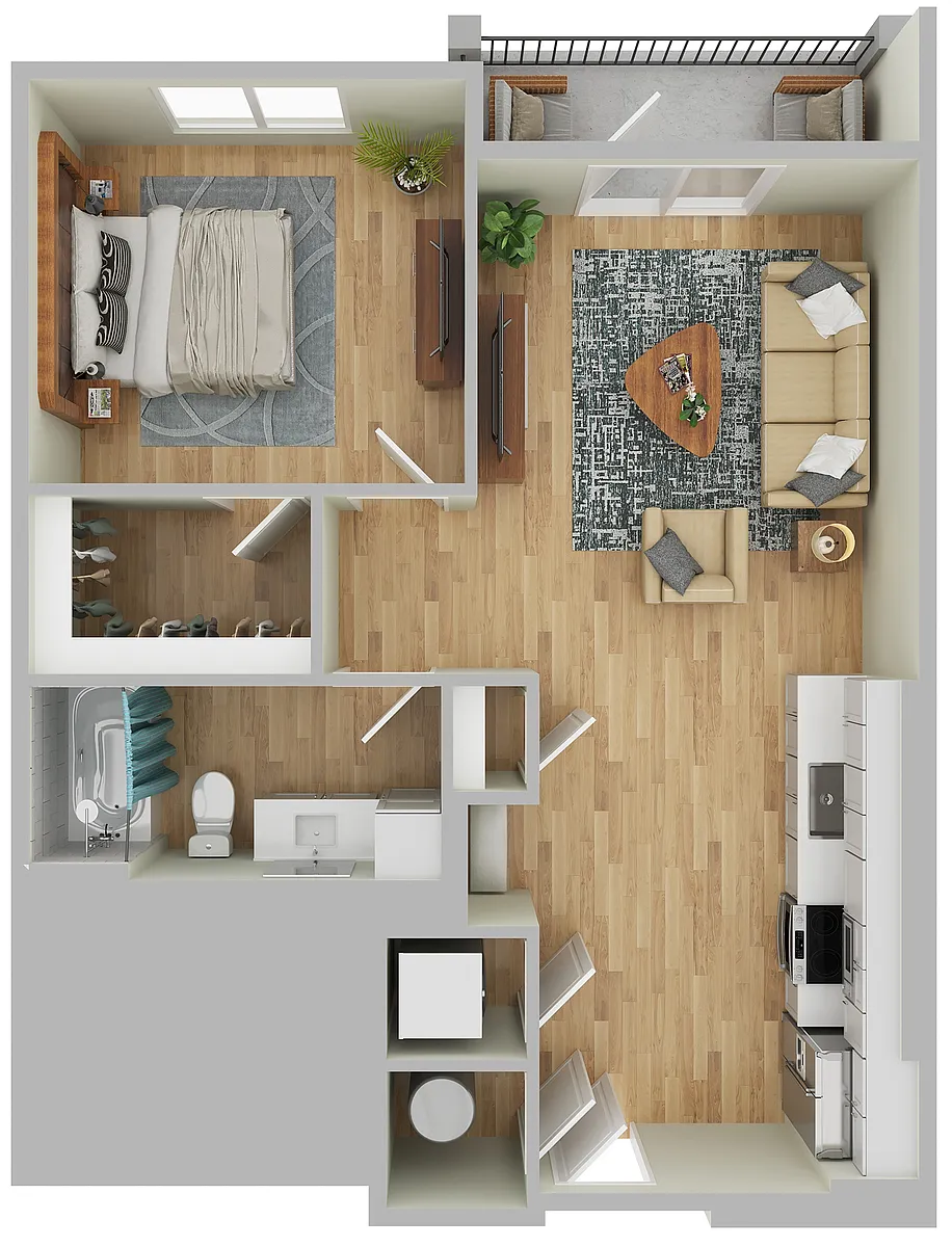 Floor plan A1-A