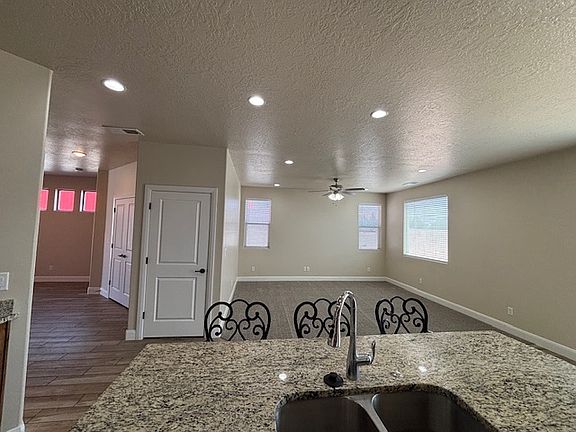 Kitchen into family room