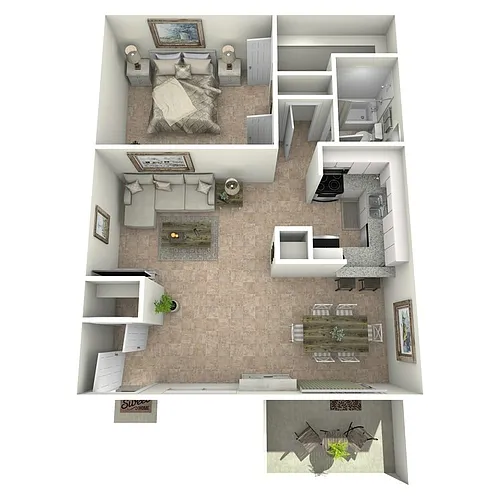 Floor plan 1X1