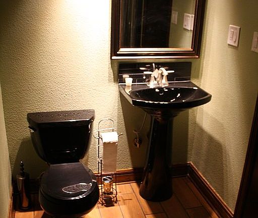 Light fixture from vanity