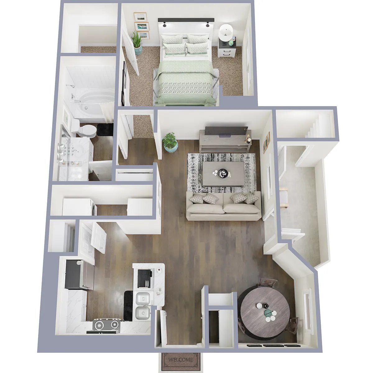 Floor plan 1X1
