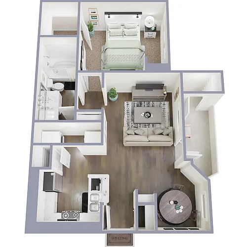 Floor plan 1X1