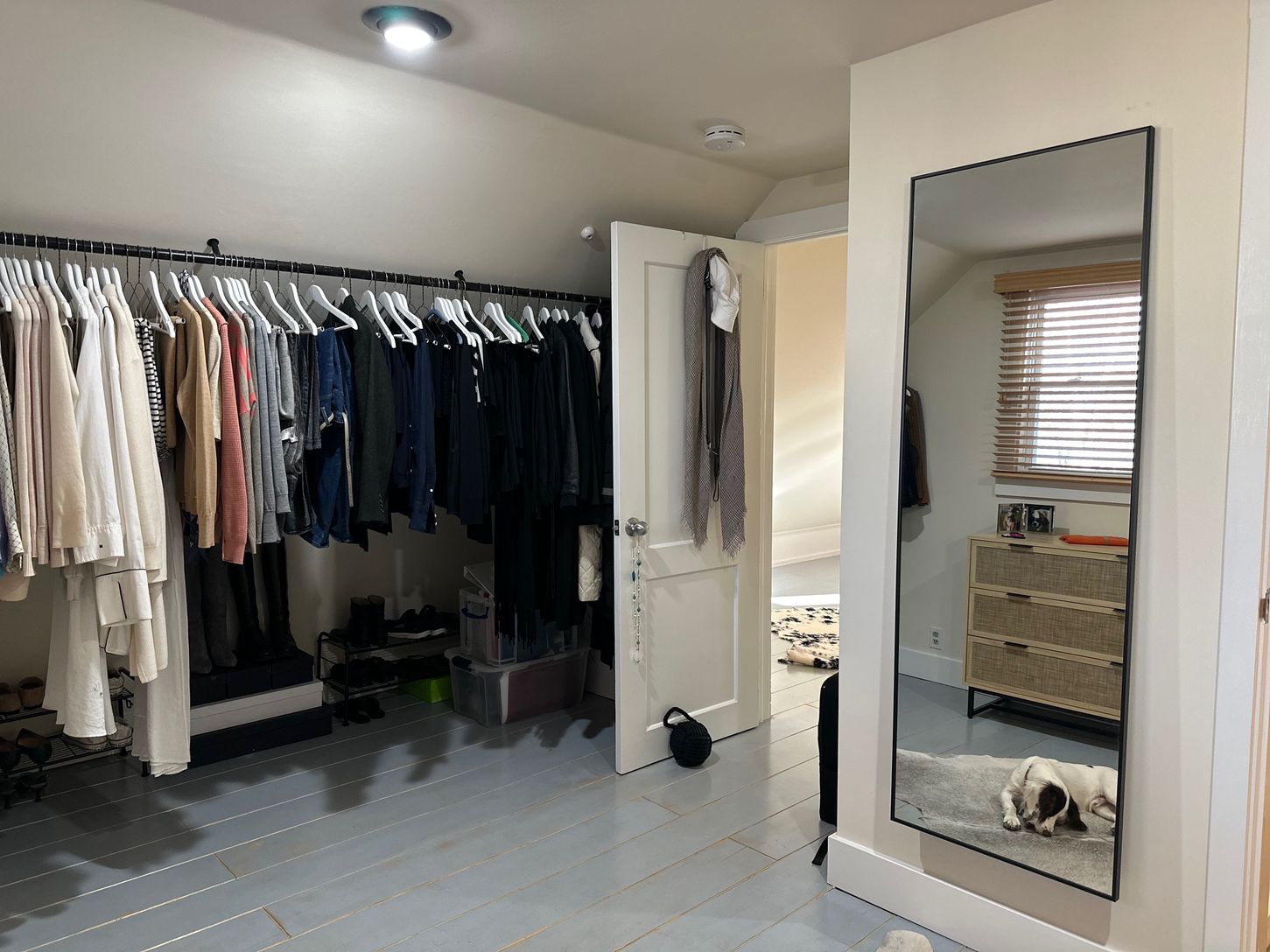  Upstairs bonus room used as walk-in closet storage and dressing area