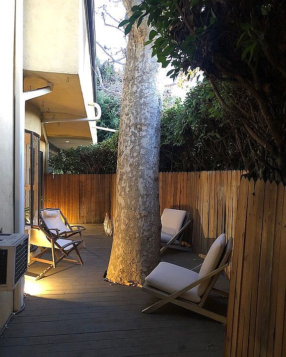Private patio