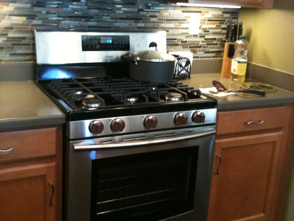 New stainless appliances