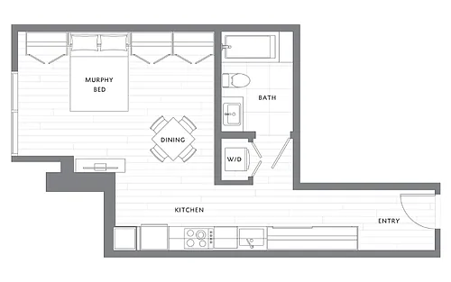Floor plan Studio S2