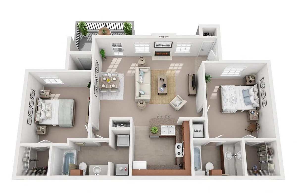 Floor plan The Jasmine Renovated