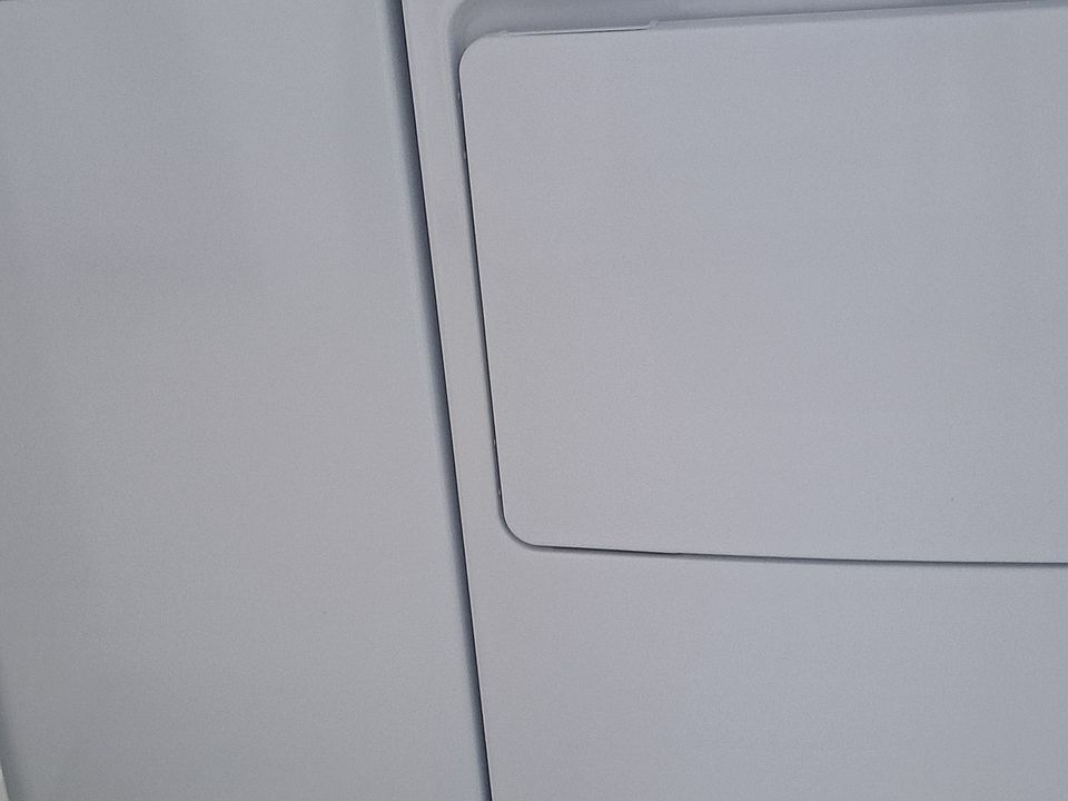 Full size washer and dryer in kitchen