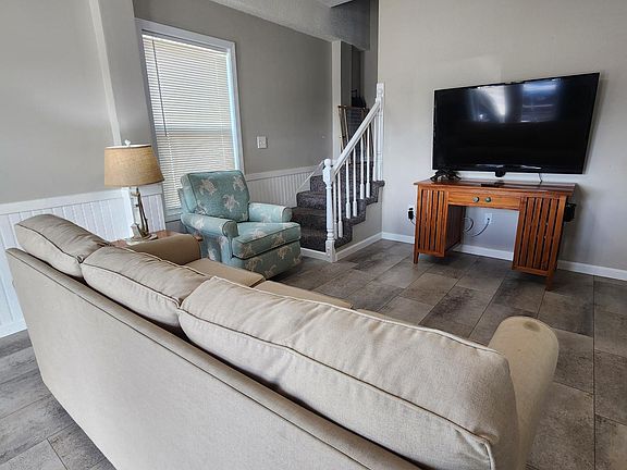 Living Room area with a sleeper sofa.