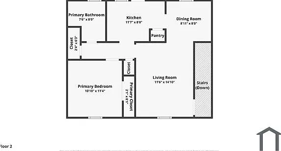 1 bed, 800 sqft, $1,300 — Photo 2