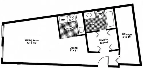 Floor plan Studio Apartments