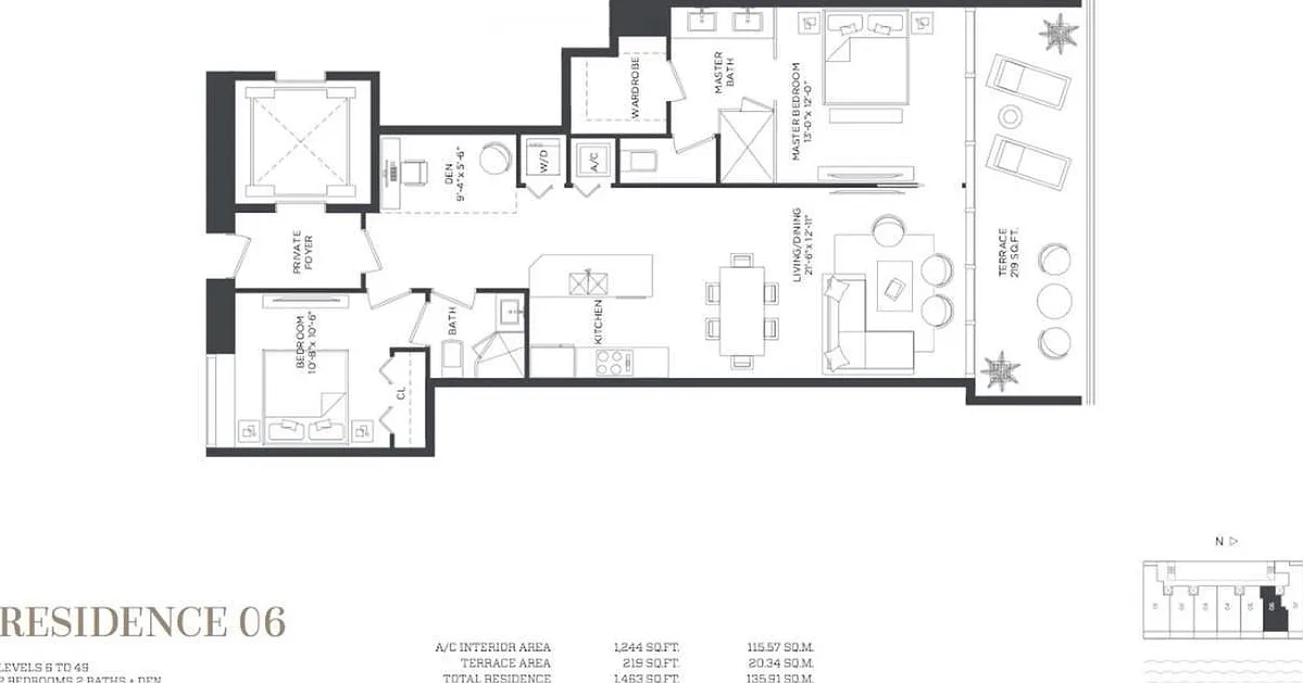 2 bed, 1057 sqft, $6,000 — Photo 3