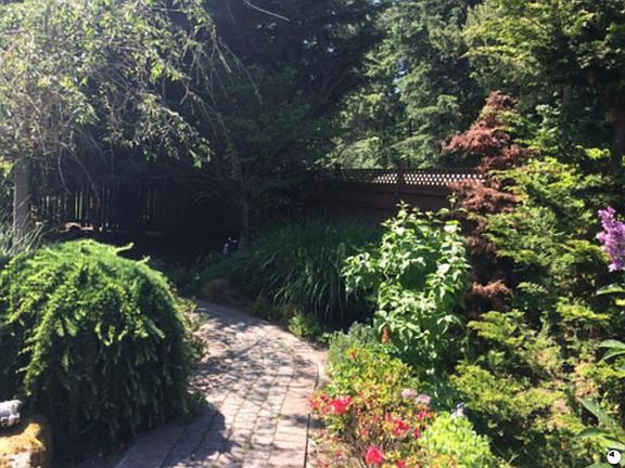 Path through beautifully maintained garden
