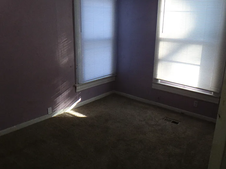Bedroom 2 master. Carpet like new matches bedroom 1. New outlets and light switch.