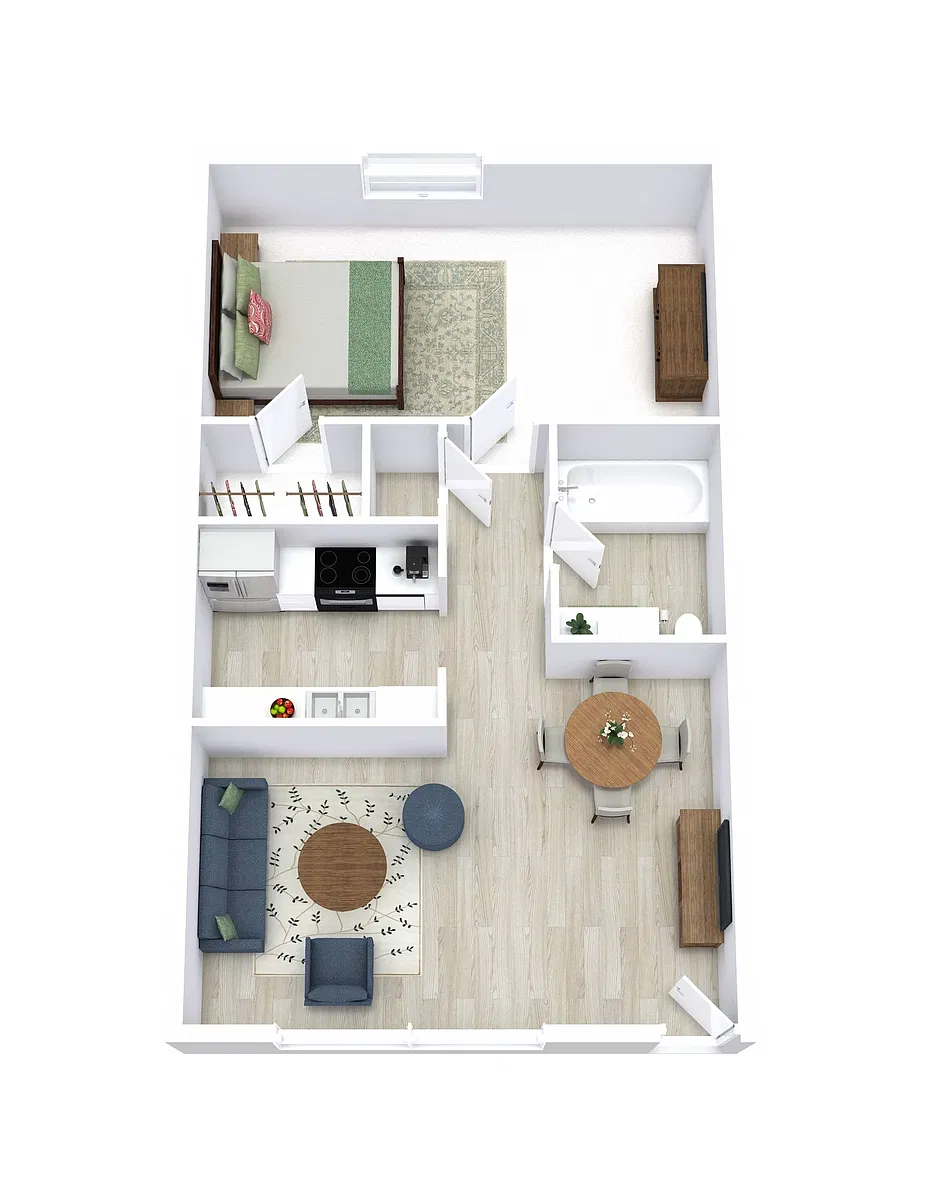 Floor plan 1B