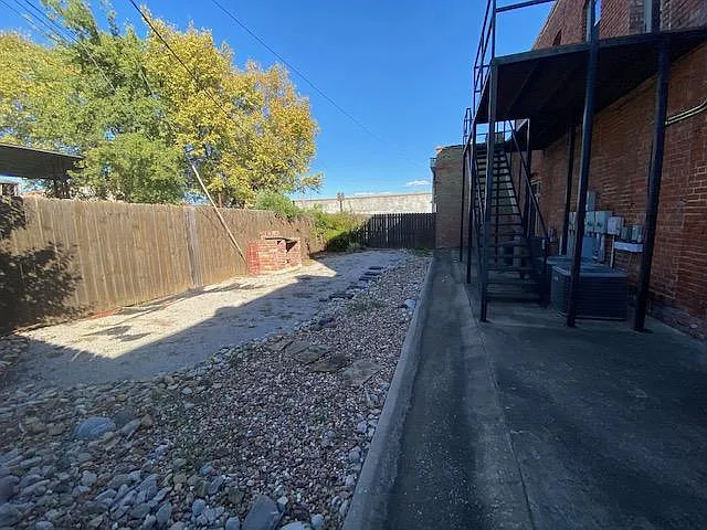shared back patio
