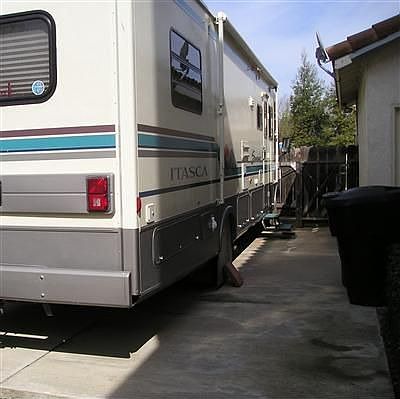 That's what I call RV parking!