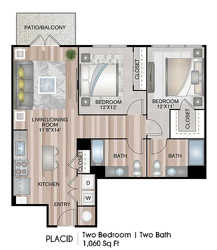 Floor plan Placid